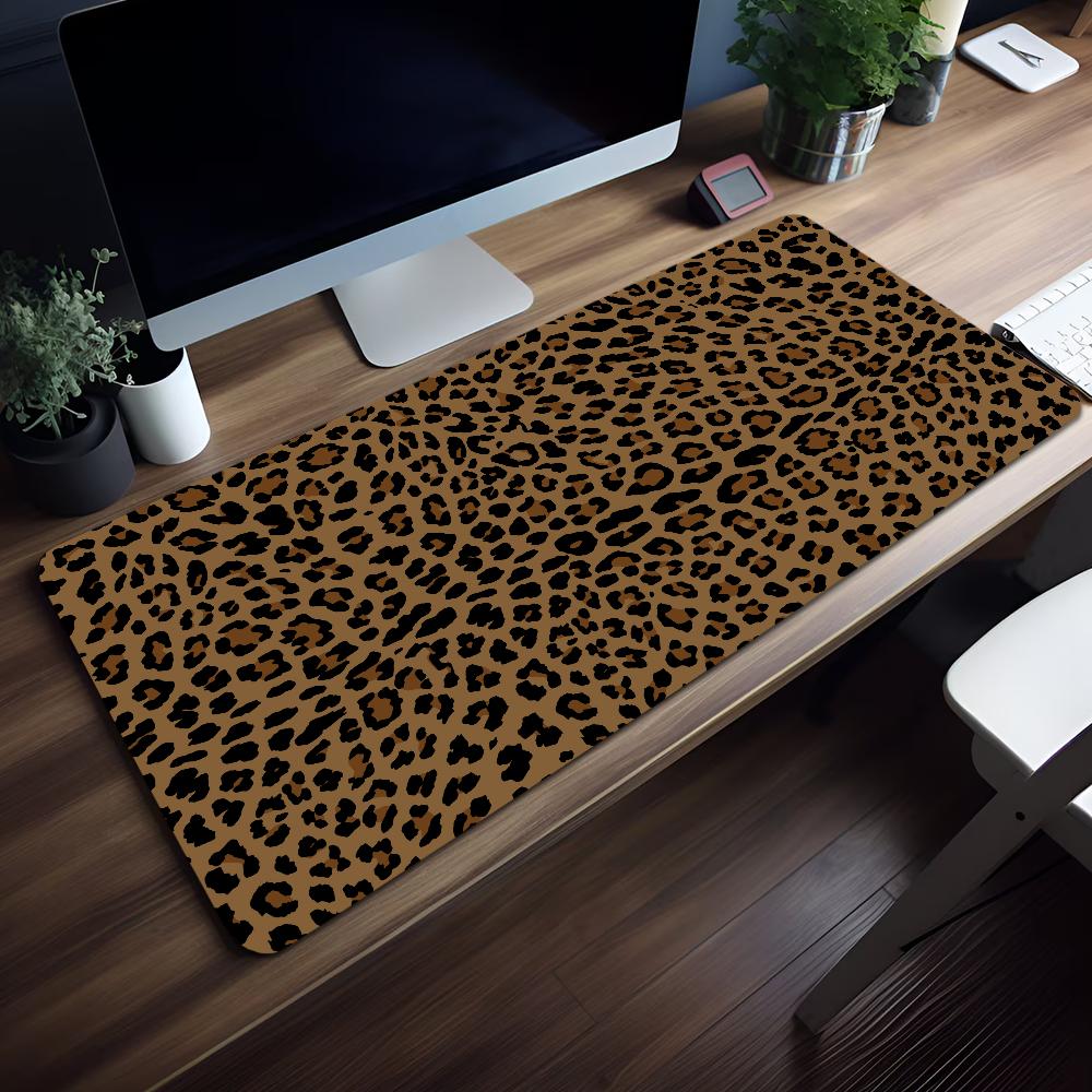 Pink Lleopard Style Mouse Pad Nonslip Thickened Mousepad Large Writing Lockedge Office Student Gaming Cushion