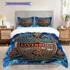 Liverpools Legacy Unity Pride Three-piece set (1 * duvet cover + 2 * pillowcase, without core) 2D Flat Christmas birthday gift Bedding set