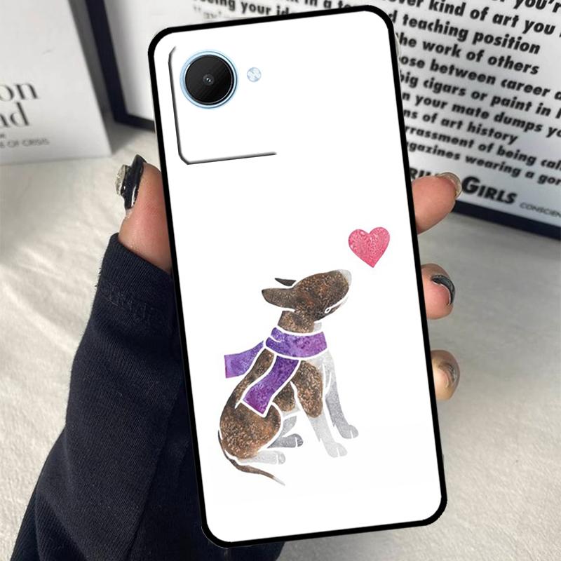 Чехол для телефона Realme 15 14 10 11 12 13 Pro Plus C65 C67 C71 C63 C61 C55 C51 C53 C75 GT6 GT7 Pro с изображением английского бультерьера