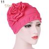Tenfyer Fashion Flower Floral Beads Women Head Wrap Hat Turban Hijab Gift