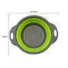 Drain Basket Silicone Vegetable Fruits Washing Drain Basket Folding Colander Strainer Collapsible Drainer Kitchen Tool