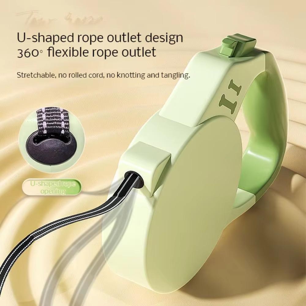 Пластиковый автоматический выдвижной поводок 3 м Собачья цепь Товары для питомцев Цепь для щенка Корги