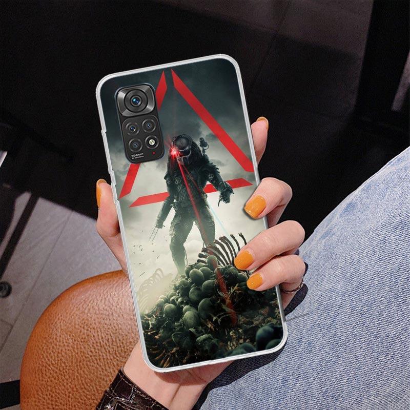 Раскрашенный чехол для телефона Alien Vs Predator для чехла для телефона для Xiaomi Redmi Note 15 14 14S 13 Pro Plus 12 12S 11S 11E 10S 10 11T 5G Uni