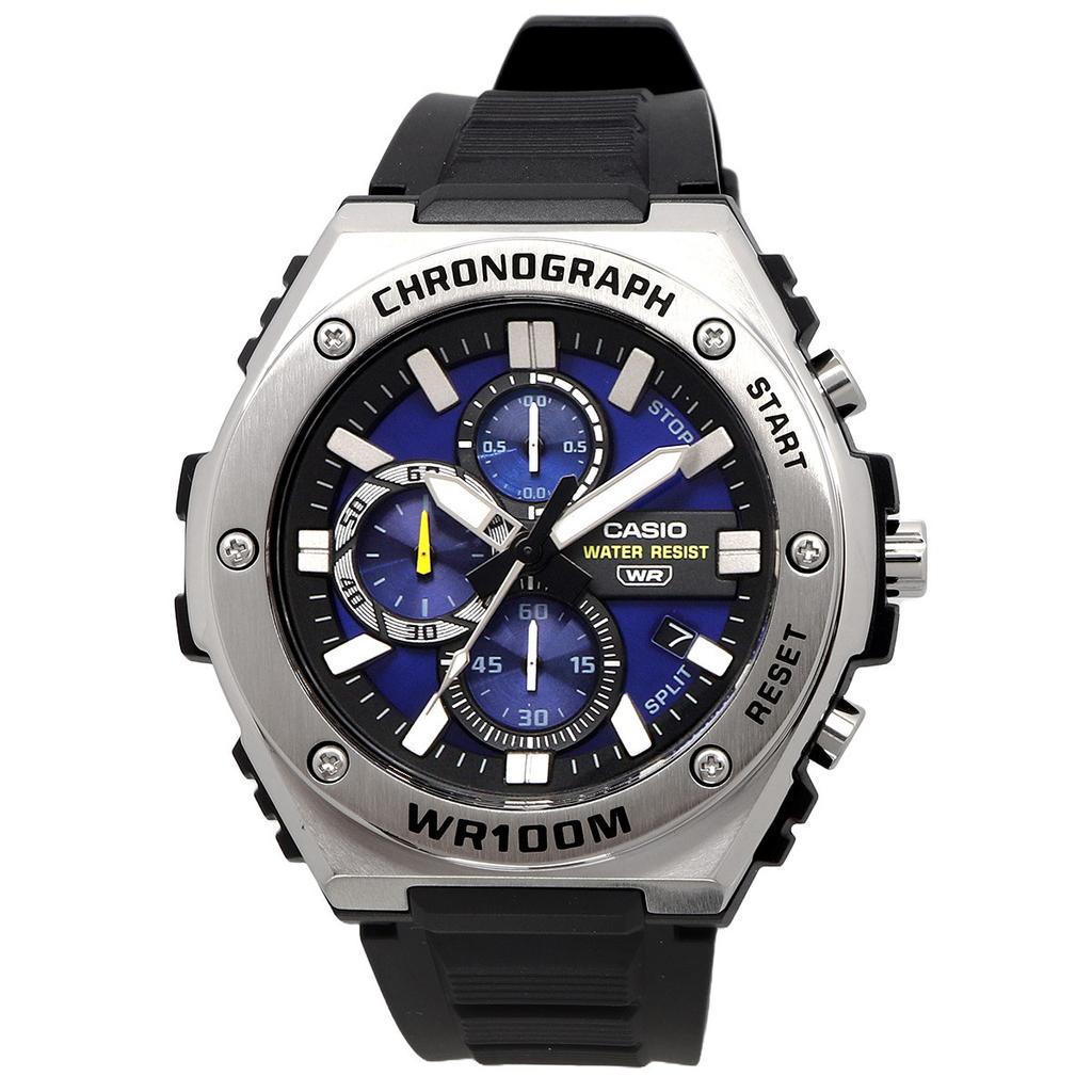 Casio Стандартные Мужские Часы с Вторым Хронографом, Кварцевые, Модель для Зарубежного Рынка, 1/10 MWA-300H-2AV, Синий