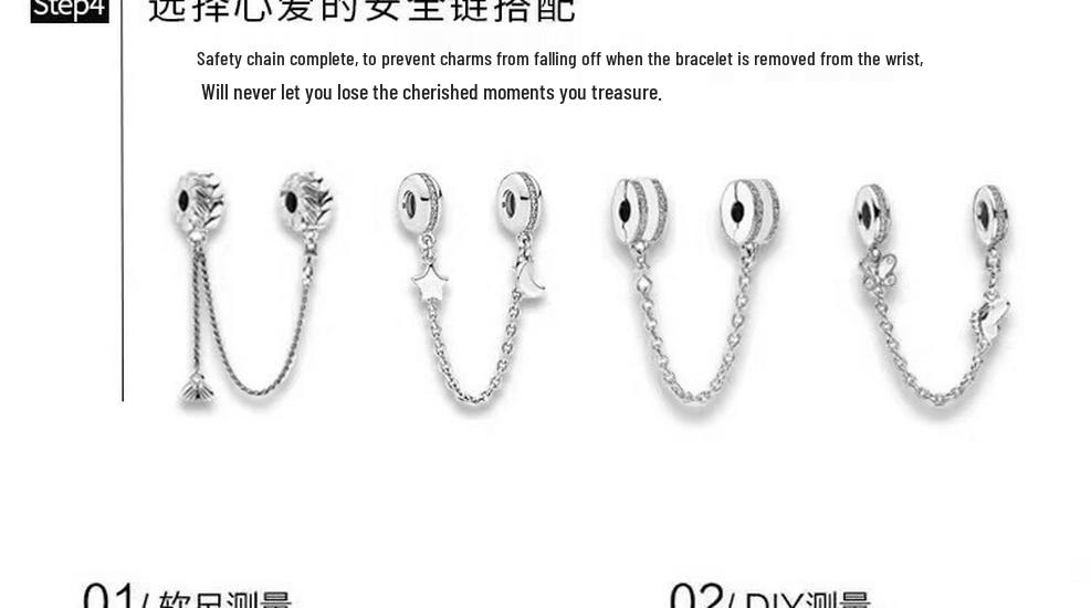 Браслет Pandora из стерлингового серебра S925 с подвеской в виде белого медведя с детенышем и опалом