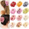 Заколки-крабы для волос с искусственными цветами Свадебное украшение для невесты, подружек невесты, вечеринки Заколки для волос с имитацией цветов Аксессуары для волос