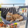 Metal Frame Plush Cat Hammock Comfortable Cat Sleeping Rest Wall Mount Cat Nest  Pet Sleeping