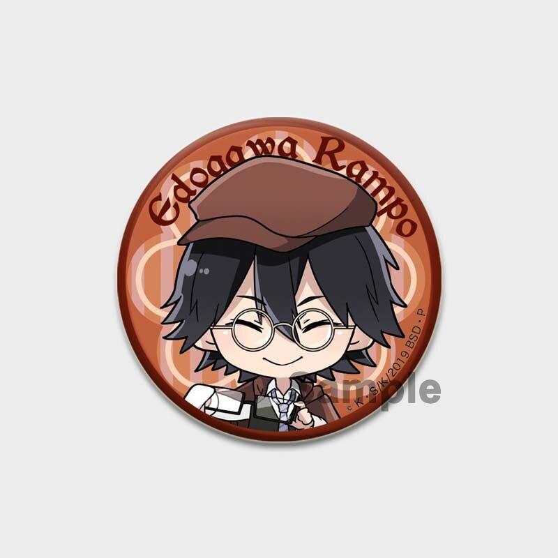 58 мм аниме Бунго Бродячие собаки брошь Манга нагрудный значок аксессуары для одежды шляпа украшение для рюкзака Harajuku значки с героями мультфильмов подарки для фанатов