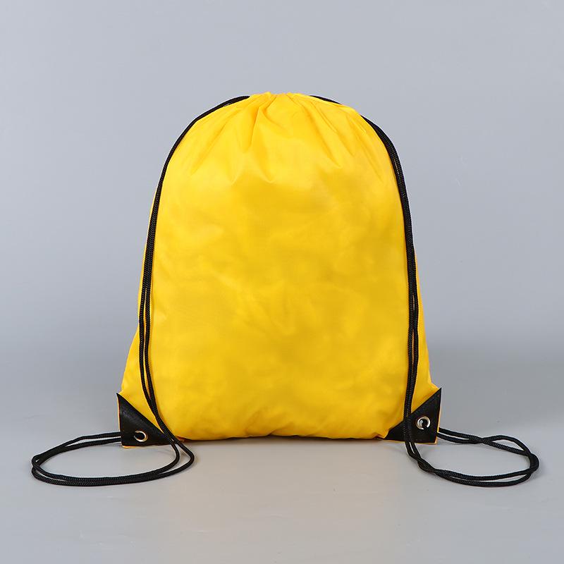 Водонепроницаемый полиэстеровый спортивный рюкзак на шнурке для мужчин и женщин