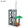 Military Moc Series Small Military Watchtower Police Dog Sentry DIY Accessories Building Blocks Bricks Toys Gifts