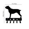 1 шт. вешалка для ключей и поводка для собак Iron Crafts Dog - 9 дюймов шириной металлические настенные крючки, держатель для ключей, вешалка для полотенец, вешалка для пальто