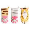 with Lanyard Microwave Oven Gloves Cat Shaped Thickened Comfortable Breathable Kitchen Supplies for Household Pastry Grilling