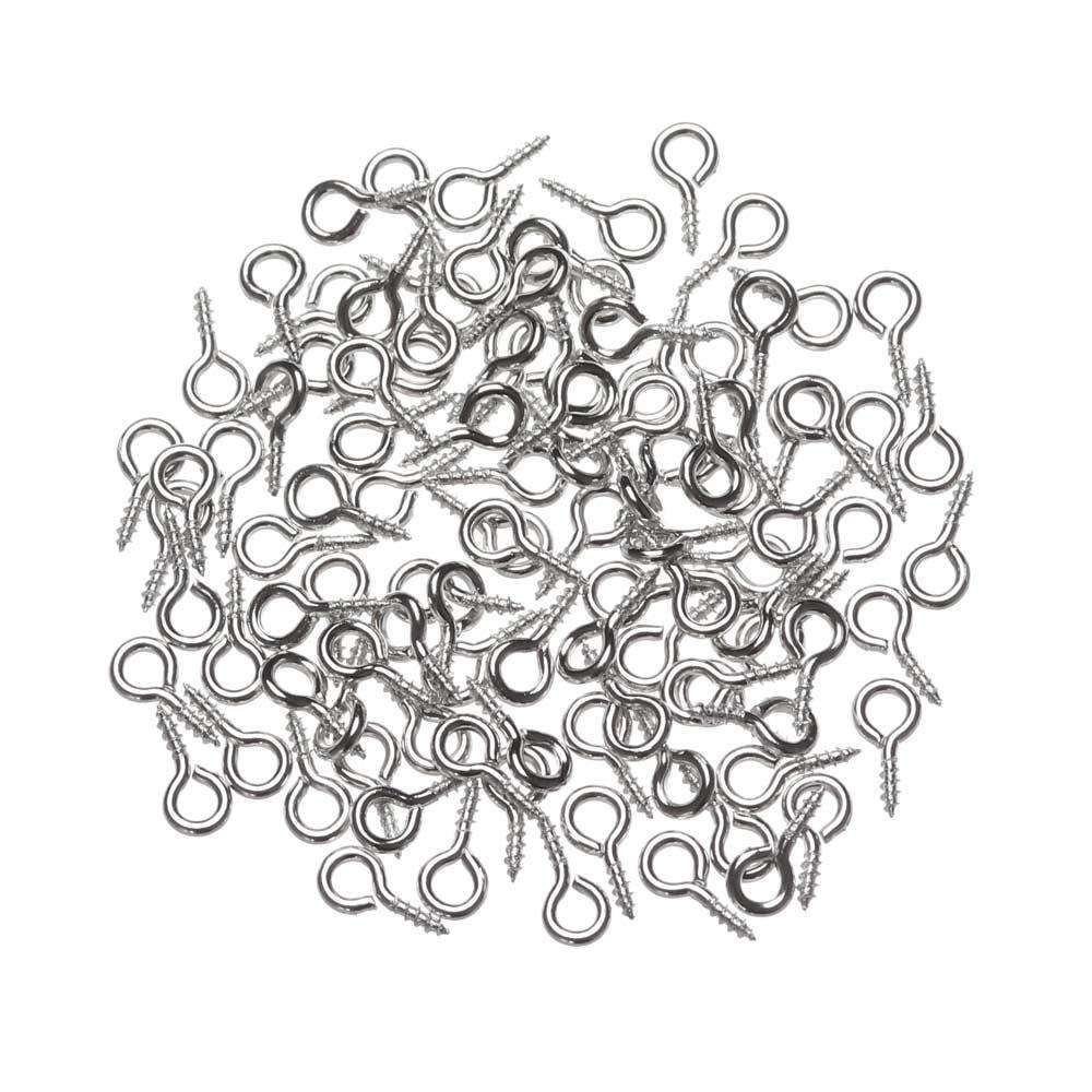 100pcs/pack Accessories Handmade Jewelry Threaded Peg Sheep Eyes Nail DIY Screw Nail