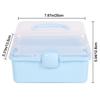 Three-layer Stationery Case Foldable Toy Box New Nail Art Organizer