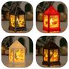 Christmas Night Light Led Candle Lantern Dining Table Decor Outdoor Lamp Porch