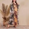 Платье большого размера для женщин, осеннее, в этническом стиле, новое, в стиле ретро, свободное, длинное платье