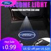 Car Sticker 1pcs Car Door Emblem Projector Light Wireless Welcome Lamp Auto Accessories For Ford Fiesta Mondeo Fusion Explorer E