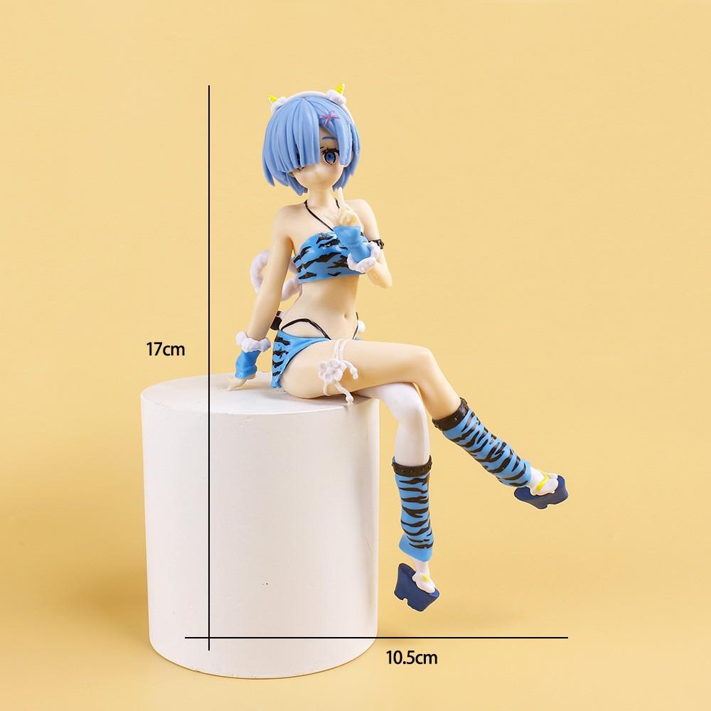 17cm Anime Figure kawaii girl apron maid dress PVC Action Model toy birthday gift