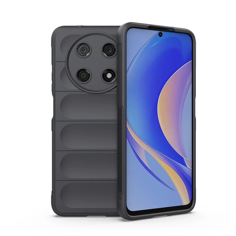 Чехол для Huawei Nova Y90 Y61 Y70 Plus 4g задняя крышка чехол противоударный бронированный телефон чехлы жидкий силикон анти-падение Funda Coque