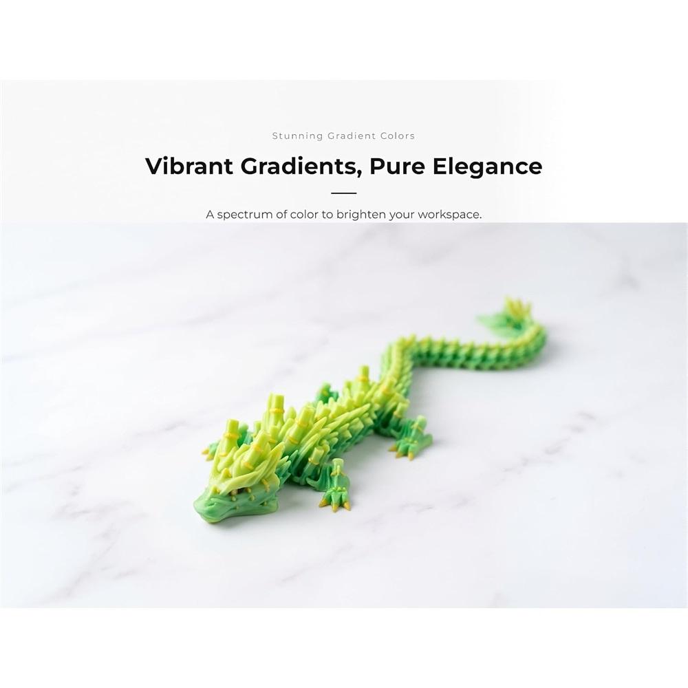 3D Printed Bamboo Dragon,3D Printed Flexible Articulated Dragon,Home Office Decor Executive Desk Toys