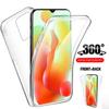 Full Body Anti-Knock 360 Degree Clear Transparent Protect Front+Back Phone Case Cover For Redmi 12C Redmi Note 12 5G Note 12 Pro 5G POCO X5 Pro 5G/ X5