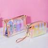 Bags Transparent Laser Cosmetic Bag Beauty Organizer Pouch Female Jelly Bag Women Makeup Case