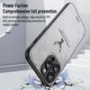 For iPhone 13 Pro Max Phone Case PU Leather Coated PC+TPU Deer Pattern Cover