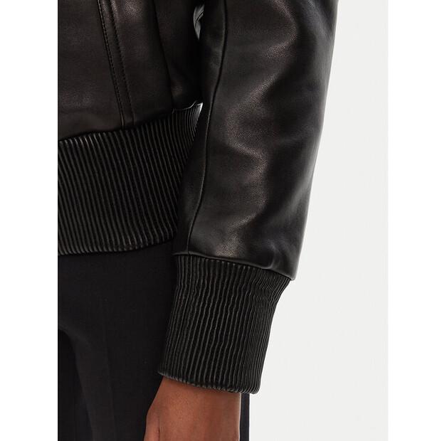 Куртка кожаная Balmain DF0TH275LC62