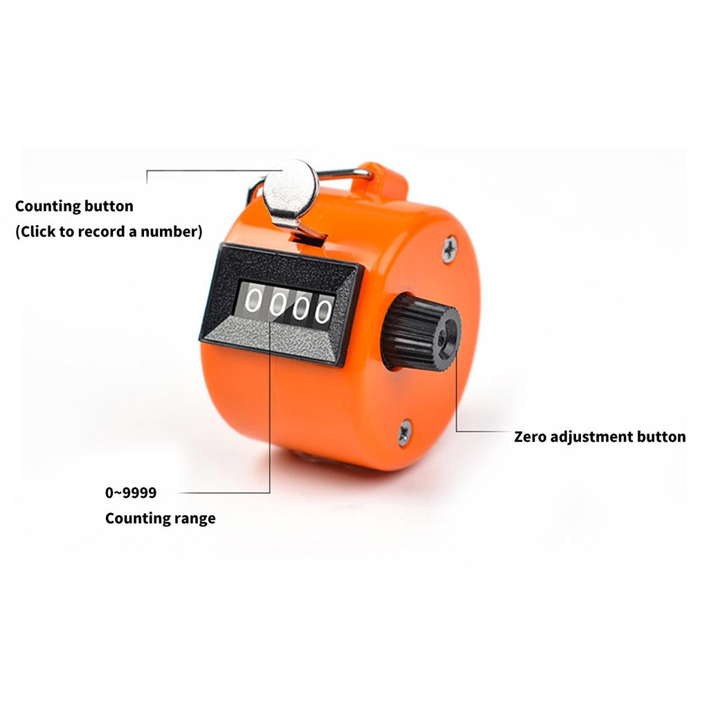 Ручной счетчик, механические счетчики, кликеры, 4-значный счетчик чисел, кликеры, счетчики шагов для обучения гольфу