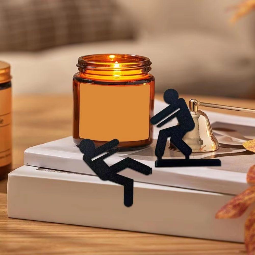 Line of Salvation Standing People Statue Cartoon Modern Sculpture Character  Home Deco