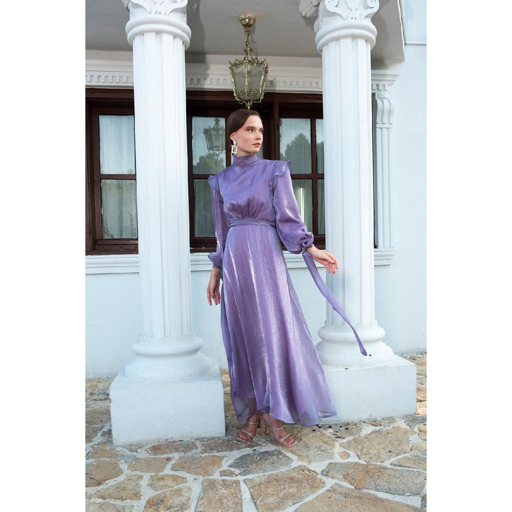 Темно-синее вечернее платье Mira