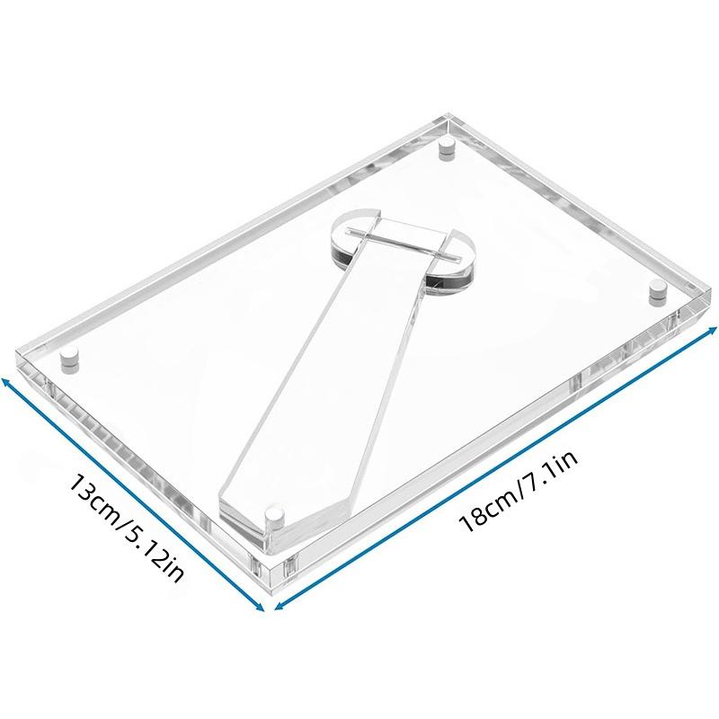 Photo Frame Transparent Acrylic Photo Frame Magnetic Poster Display Stand Home Decoration Photo Holder Rack Show Stander
