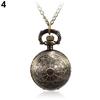 Retro Ball Metal Steampunk Quartz Necklace Pendant Chain Small Pocket Watch
