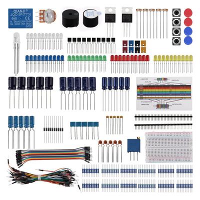 Diy Электронный компонентный базовый комплект для Arduino Raspberry Pi с макетным кабелем