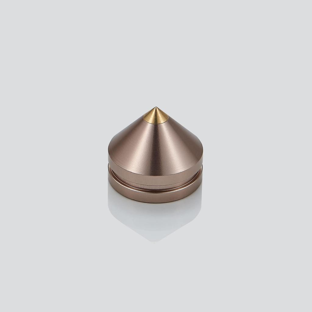 Подставки для колонок Pailvens Speaker 8 с 16 металлическими шипами для улучшения качества звука и снижения вибрации, золотые изоляторы.