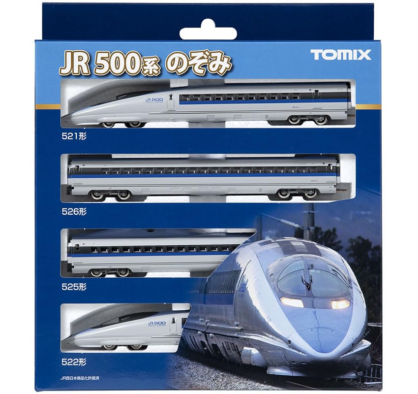 TOMYTEC TOMIX N Gauge 500 Series Shinkansen Nozomi Basic Set 4 Cars 98363 Railway Model Train Tokaido/Sanyo
