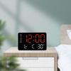 Многофункциональные цифровые светодиодные часы с дисплеем температуры, настольные часы для спальни
