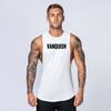 Одежда для спортзала, бодибилдинг, мужская майка, жилет без рукавов, спортивная одежда с принтом, рубашка-стрингер, модные майки для фитнеса
