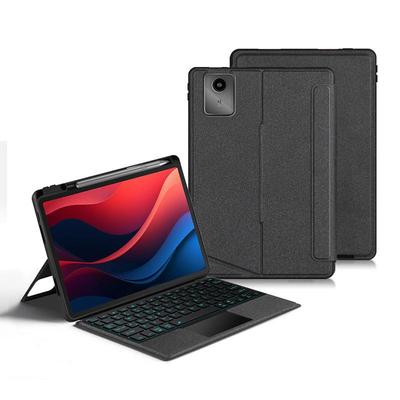 Планшет Lenovo M11 с функцией разделения экрана, 7-цветной светящейся Bluetooth-клавиатурой и кожаным чехлом с набором мыши