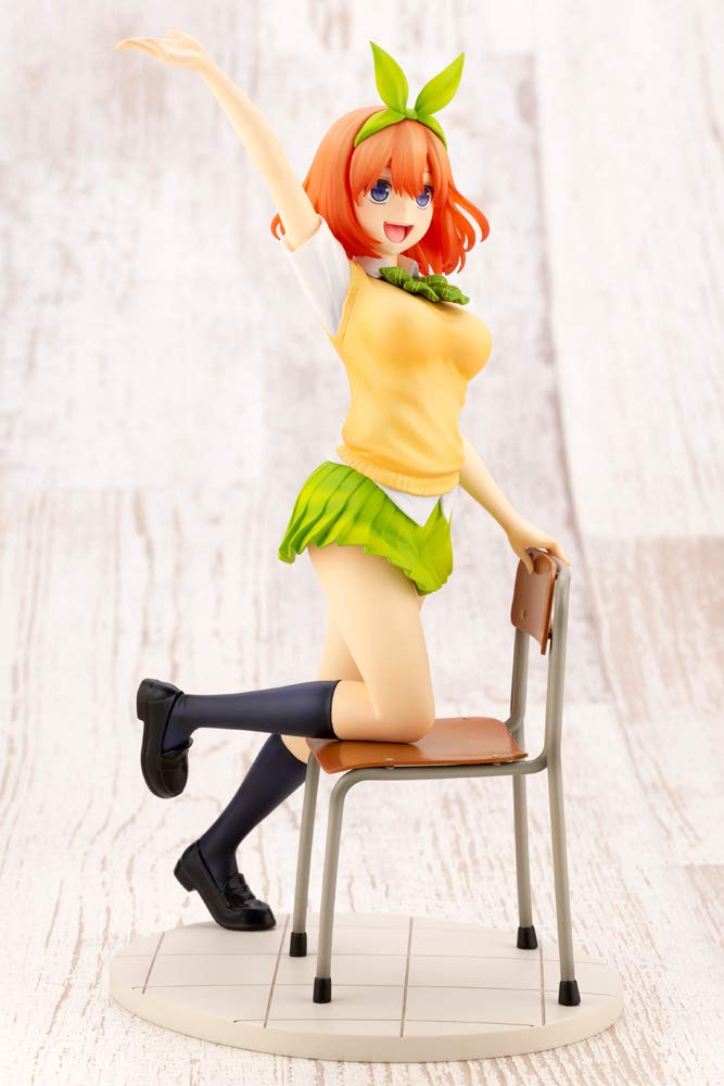 Juya The Quintessential Quintuplets Yotsuba Nakano в масштабе ПВХ, окрашенная готовая фигурка PP893 1/8