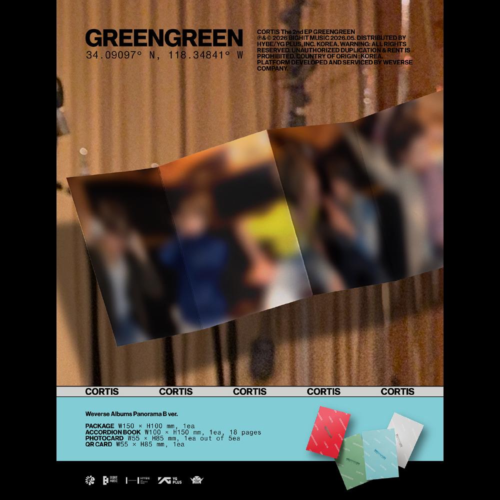Предзаказ CORTIS Второй мини-альбом GREENGREEN Альбом Weverse Albums версия. И МАГАЗИН ПОБ