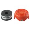 Катушка с леской и крышкой подходит для триммеров Black & Decker GL315 GL350 GL650 GL660 Аксессуары для садовых триммеров