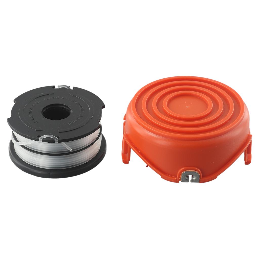 Катушка с леской и крышкой подходит для триммеров Black & Decker GL315 GL350 GL650 GL660 Аксессуары для садовых триммеров