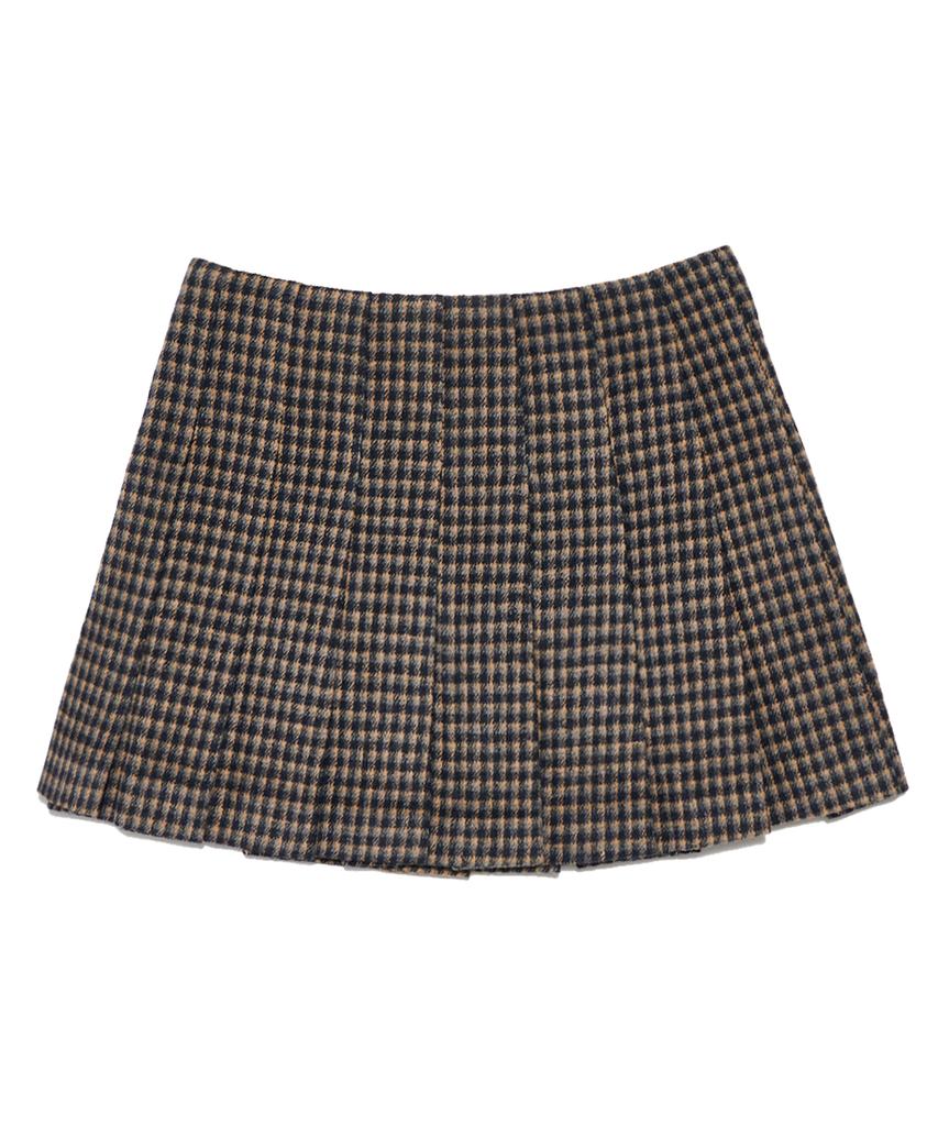 Deliscent Gun Club Check Mini Skirt [Navy]