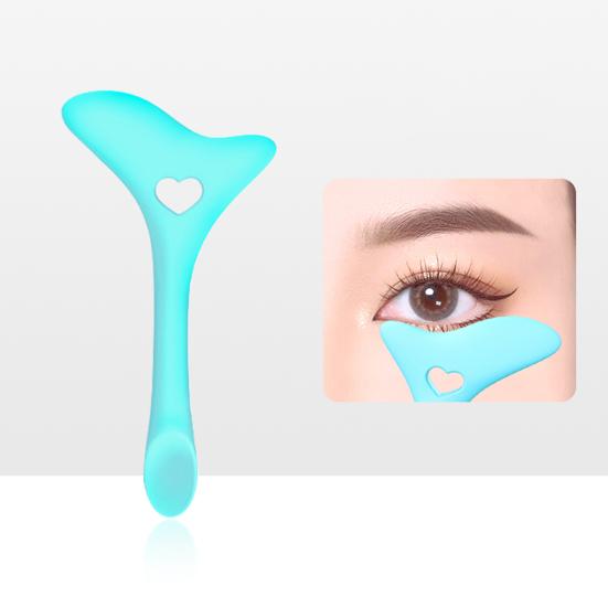 Eyeliner Aid Stencil Multi Angle Quick Effect Ergonomic Handle Makeup Tool Silicone Eyeliner Stencils Tool for Novice