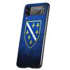 Bosnia And Herzegovina Flag Cover Phone Case For Samsung Galaxy Z Flip 7 6 5 4 3 5G Flip7 Flip6 Flip5 Flip4 Flip3 Black Fundas S