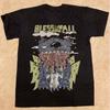 Blessthefall Футболка Хлопковая с принтом Монстры Кот Все Размеры