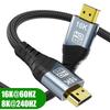 Сертифицированный кабель HDMI 2.2 для телевизора PS5 Xbox Switch HDR eARC 1 м 2 м 3 м 5 м Длина 16K 60 Гц 12K 10K 120 Гц 8K 240 Гц Высокоскоростной видеокабель
