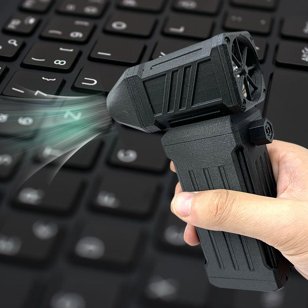 Mini Turbo Fan Speed Adjustable Small Turbo Jet Fan 110000RPM Powerful Blower 45M/S Built-In Battery Computer Keyboard Cleaner