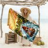 Grizzy & Lemmings Customize Text Beach Towel Super Soft Microfiber Quickdry Fabric